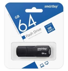 UFD 3.0/3.1 SmartBuy 064GB CLUE Black (SB64GBCLU-K3)