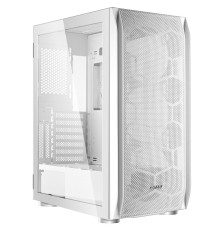 Ginzzu GL 185 White боковая дверца закаленное стекло на петлях на магнитах