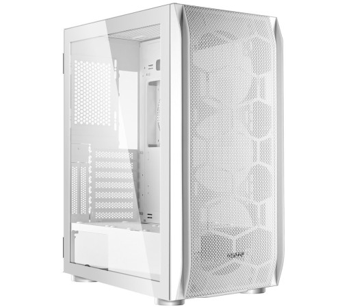 Ginzzu GL 185 White боковая дверца закаленное стекло на петлях на магнитах Ginzzu GL 185 White боковая дверца закаленное стекло на петлях на магнитах