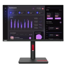 LCD Lenovo 23.8" ThinkVision T24i-30 черный {IPS 1920x1080 4ms 178/178 250cd 1000:1 Tilt Swivel Pivot} [63CFMATXEU]