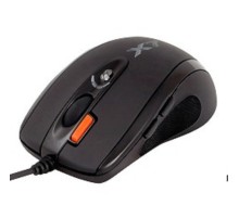 A-4Tech Мышь X(7)-710MK  Мини (черный) USB, 2000dpi, встр. память 16Кб, 1000ГЦ, 6 кнопок. [94402]