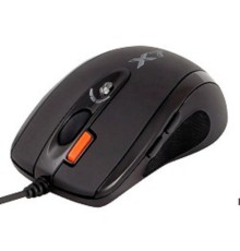 A-4Tech Мышь X(7)-710MK  Мини (черный) USB, 2000dpi, встр. память 16Кб, 1000ГЦ, 6 кнопок. [94402]
