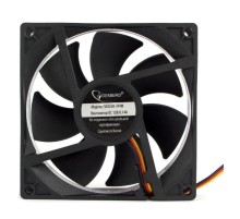 Gembird Вентилятор 92x92x25 гидродинамический тихий 3 pin/4pin Molex провод 30 см [S9225H-3P4M]