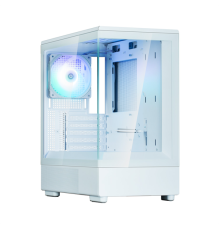 Корпус ZALMAN P10, MATX, WHITE, WINDOW, 2x3.5", 3x2.5", 1xUSB TYPE-C, 1xUSB3.0, REAR 1x120mm ARGB (P10 White)
