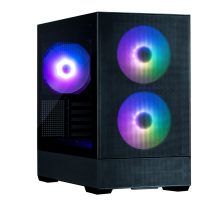 Корпус ZALMAN P30 AIR, MATX, BLACK, WINDOW, 2xCombo (3.5'' or 2.5''), 3x2.5", 1xUSB TYPE-C, 1xUSB3.0, FRONT 2x140mm ARGB, REAR 1x140mm ARGB (P30 AIR Black)
