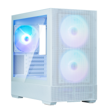 Корпус ZALMAN P30 AIR, MATX, WHITE, WINDOW, 2xCombo (3.5'' or 2.5''), 3x2.5", 1xUSB TYPE-C, 1xUSB3.0, FRONT 2x140mm ARGB, REAR 1x140mm ARGB (P30 AIR White)