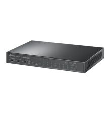 TP-Link TL-SL1311P Настольный коммутатор с 8 портами 10/100 Мбит/с, 2 гигабитными портами и портом SFP