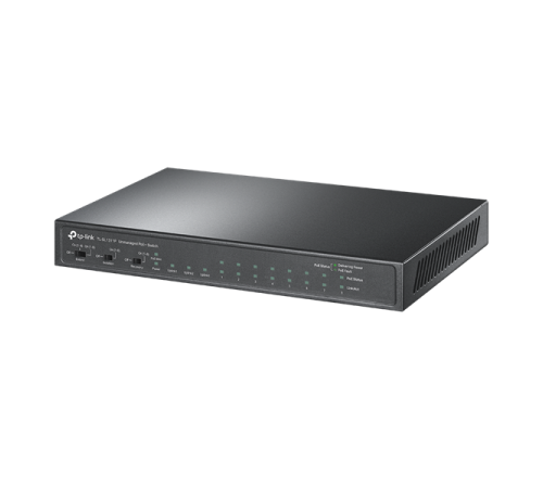 TP-Link TL-SL1311P Настольный коммутатор с 8 портами 10/100 Мбит/с, 2 гигабитными портами и портом SFP TP-Link TL-SL1311P Настольный коммутатор с 8 портами 10/100 Мбит/с, 2 гигабитными портами и портом SFP