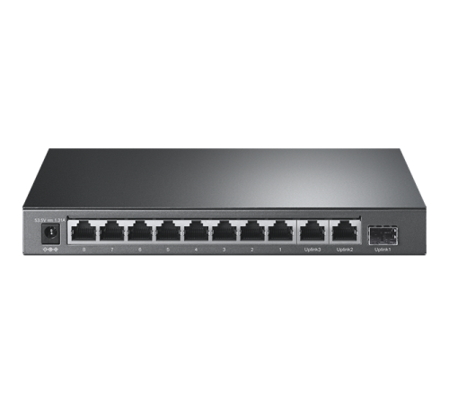 TP-Link TL-SL1311P Настольный коммутатор с 8 портами 10/100 Мбит/с, 2 гигабитными портами и портом SFP TP-Link TL-SL1311P Настольный коммутатор с 8 портами 10/100 Мбит/с, 2 гигабитными портами и портом SFP