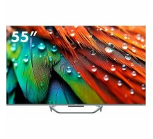 55" Телевизор HAIER Smart TV S4, QLED, 4K Ultra HD, серый, СМАРТ ТВ, Android TV