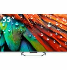 55" Телевизор HAIER Smart TV S4, QLED, 4K Ultra HD, серый, СМАРТ ТВ, Android TV