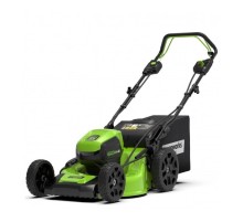 Greenworks Газонокосилка самоходная, аккумуляторная Greenworks GD60LM51SP, 60V, 51 см, бесщеточная, c АКБ 4АЧ и ЗУ [2514307UB]