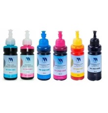 Чернила NVP NV-INK100-6 универсальные на водной основе для аппаратов Epson, комплект 6 цветов по 100