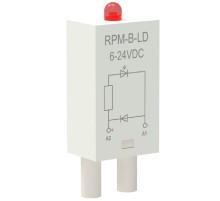 IEK RPM-B-LD-DC6-24V Модуль защиты для реле диод+светодиод 6-24В DC ONI