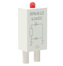IEK RPM-B-LD-DC6-24V Модуль защиты для реле диод+светодиод 6-24В DC ONI