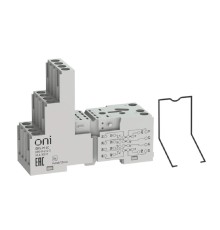 IEK ORS-M-2-4-G Розетка трёхъярусная ORS-M для реле ORM 4C ONI