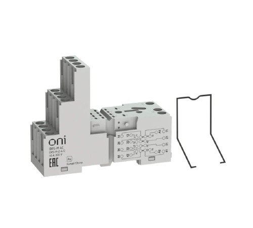 IEK ORS-M-2-4-G Розетка трёхъярусная ORS-M для реле ORM 4C ONI IEK ORS-M-2-4-G Розетка трёхъярусная ORS-M для реле ORM 4C ONI