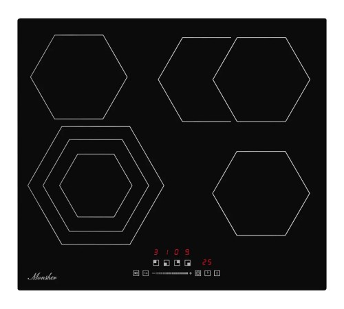 Встраиваемые электрические панели Monsher Встраиваемая электрическая варочная панель Monsher MHE 6019