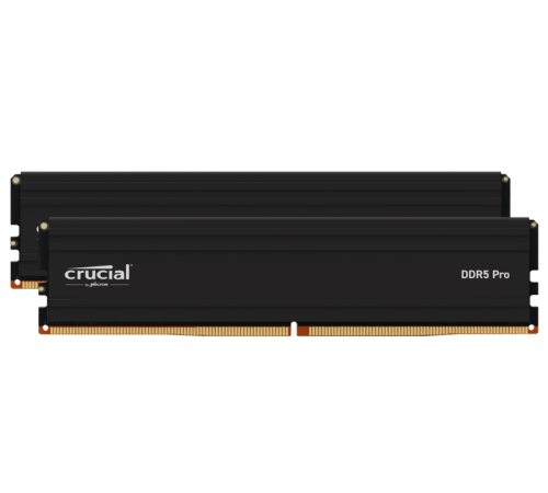 Оперативная память Crucial by Micron  DDR5-5600   96GB Kit (2x48GB)  UDIMM CL46 1.1V (Retail), 1 year (CP2K48G56C46U5)