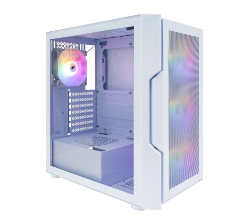 1STPLAYER TRILOBITE T7-P White / ATX / 4x120mm LED fans / T7-P-WH-4F1-W