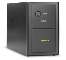 Exegate EP285520RUS ИБП Power Back BNB-400.LED.AVR.4C13 <400VA/240W, LED, AVR, 4*C13, металлический корпус Black>