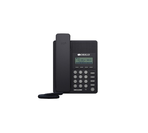 ORIGO OPH120 IP-телефон с монохромным дисплеем 2.3", 1x100Base-TX PoE, 1x100Base-TX, 1 SIP-аккаунт