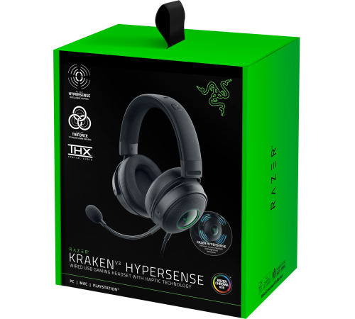 Гарнитура Kraken V3 Hypersense Razer Kraken V3 HyperSense (RZ04-03770100-R3M1) Гарнитура Kraken V3 Hypersense Razer Kraken V3 HyperSense (RZ04-03770100-R3M1)