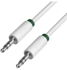 Greenconnect Кабель аудио 3.0m jack 3,5mm/jack 3,5mm белый, зеленая окантовка, ультрагибкий, 28 AWG, M/M, Premium GCR-AVC1662-3.0m, экран, стерео Greenconnect 3.0м jack 3,5mm/jack 3,5mm белый, зеленая окантовка, ультрагибкий, 28 AWG, M/M, Premium, экран,