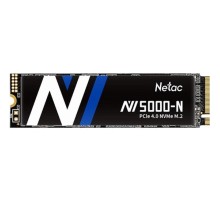 Ssd накопитель Netac SSD NV5000-N 1TB PCIe 4 x4 M.2 2280 NVMe 3D NAND, R/W up to 4800/4600MB/s, TBW 640TB, without heat sink (NT01NV5000N-1T0-E4X)