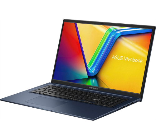 Ноутбук ASUS Vivobook 17 X1704ZA-AU343 Intel®Core™ i5-1235U Processor 1.3 GHz (12M Cache, up to 4.4 GHz, 10 cores) DDR4 16GB IPS 512GB M.2 NVMe™ PCIe® 4.0 SSD Intel Iris X Graphics 17.3" FHD (1920 x 1080) 16 (90NB10F2-M00DF0)