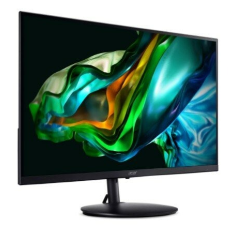Монитор 27''  ACER SH272Ebmihux  IPS, 1920x1080, 1 / 4ms, 250cd, 100Hz, 1xHDMI(1.4) + 1xType-C(65W) + Audio out, Speakers 1Wx2, sync: HDMI VRR, Type-C FreeSync, H.Adj. 80 (UM.HS2EE.E21)