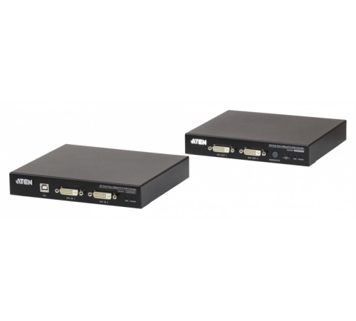 Квм переключатель ATEN HDBaset2.0 USB 2.0 Dual DVI KVM EXTENDER W/EU ADP. (CE624-AT-G) Квм переключатель ATEN HDBaset2.0 USB 2.0 Dual DVI KVM EXTENDER W/EU ADP. (CE624-AT-G)