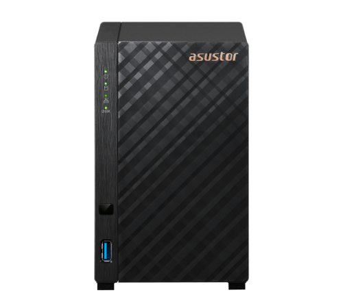 Cетевое хранилище ASUSTOR AS1102TL 2-Bay NAS/ARM64 64-bit 1.7GHz/1GBDDR4/noHDD,LFF(HDD,SSD)/1x1GbE(LAN)/USB3.2;90IX01K1-BW3S00 (AS1102TL)