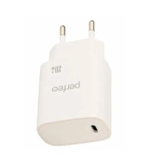 PERFEO Сетевое зарядное устройство с разъемом TYPE-C, 20W, белый (I4660)