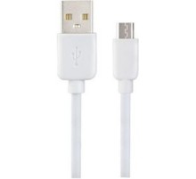 PERFEO Кабель USB A вилка - Micro USB вилка, 2.4A, белый, силикон, длина 1 м., SILICON (U4026)