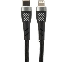 PERFEO Кабель USB C вилка - Lightning вилка, 60W, черный, длина 1 м., POWER (C1005)