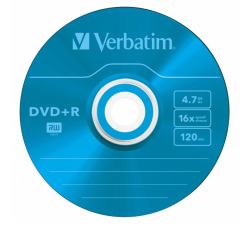 Диск DVD+R Verbatim 4.7Gb 16x Slim case (5шт) Color (43556) Диск DVD+R Verbatim 4.7Gb 16x Slim case (5шт) Color (43556)