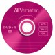 Диск DVD+R Verbatim 4.7Gb 16x Slim case (5шт) Color (43556)