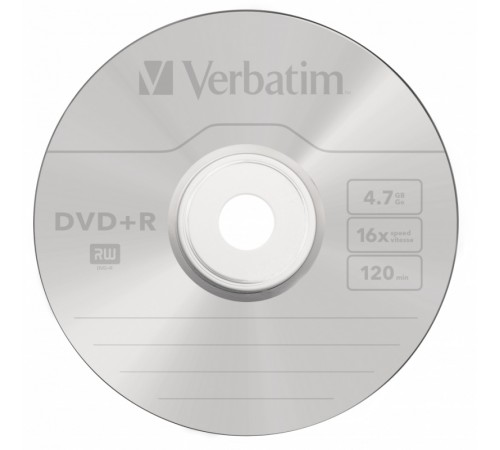 Диск DVD+R Verbatim 4.7Gb 16x Cake Box (100шт) (43551) Диск DVD+R Verbatim 4.7Gb 16x Cake Box (100шт) (43551)