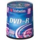 Диск DVD-R Verbatim 4.7Gb 16x Cake Box (100шт) (43549)