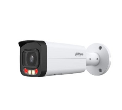 DAHUA DH-IPC-HFW2249TLP-S-PV-0280B Уличная цилиндрическая IP-видеокамера с ИИ 2Мп, 1/2.8” CMOS, объектив 2.8мм, видеоаналитика, ИК до 30м, LED до 30м, IP67, корпус: металл