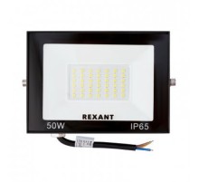 Rexant 605-033 Прожектор светодиодный СДО 50Вт 4000Лм 4000K нейтральный свет, черный корпус
