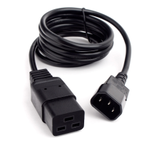 Кабель питания IEC320-C14/IEC320-C19, 220B, 16А, 1.8м