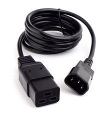 Кабель питания IEC320-C14/IEC320-C19, 220B, 16А, 1.8м