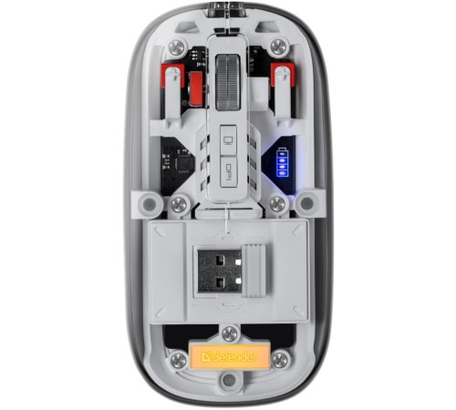 Мышка  WRL IXES MM-999 LED 2.4G+BT 2400DPI 52999 DEFENDER