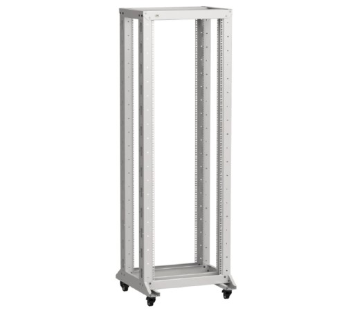 ITK LF35-24U66-2RM LINEA F Стойка 2-рамная на рол. 24U 600х600 мм серая ITK LF35-24U66-2RM LINEA F Стойка 2-рамная на рол. 24U 600х600 мм серая