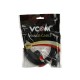 VCOM CE021-CU1.5-1.8 Кабель компьютер --> розетка 220V ( угловая Евровилка) <VDE> 3G*1.5mm2 , 1,8м
