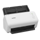 Сканер Brother Документ-сканер ADS-4100, A4, 35 стр/мин, цветной, 1200 dpi, Duplex, ADF60, USB 3.0, USB Host, Ex.ADS-2200 (ADS4100TF1)