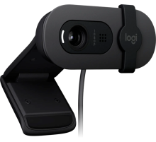 Веб-камера Logitech Webcam Brio 100, 1920x1080, GRAPHITE, защитная шторка, [960-001585] (960-001585)