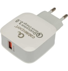 Cablexpert Зарядное устройство MP3A-PC-40 18Вт, 3А, QC3.0, 1xUSB, ,черный, пакет